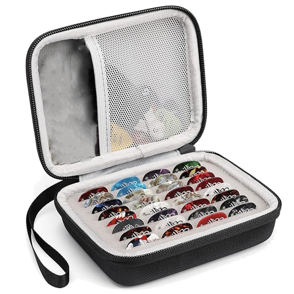 PATPAT Guitar Pick Holder Case Compatible for Fender, ChromaCast, D'Addario, JIM DUNLOP, Bolopick, Guitar Accessory Storage Pouch PATPAT Guitar Pick Holder Case Compatible for Fender, ChromaCast, D'Addario, JIM DUNLOP, Bolopick, Guitar Accessory Storage Pouch